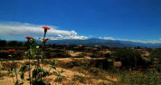 View from the construction site in Tarija