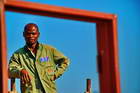 Tshepiso, the master builder who taught and guided us in Molepolole
