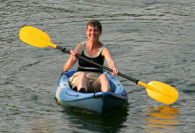 Regina paddling kayak